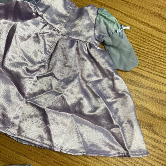 Bitty Baby Purple & Blue Princess Doll Dress With Silver Trim & Matching Drawstr - Picture 7 of 10